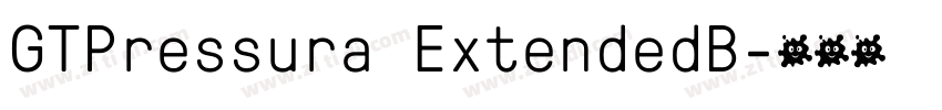 GTPressura ExtendedB字体转换